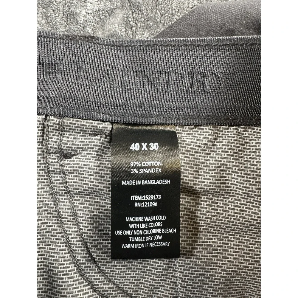 NEW‎ NWT English Laundry Pants  Shadow Grey  Slimmer Straight Leg Stretch 40x30